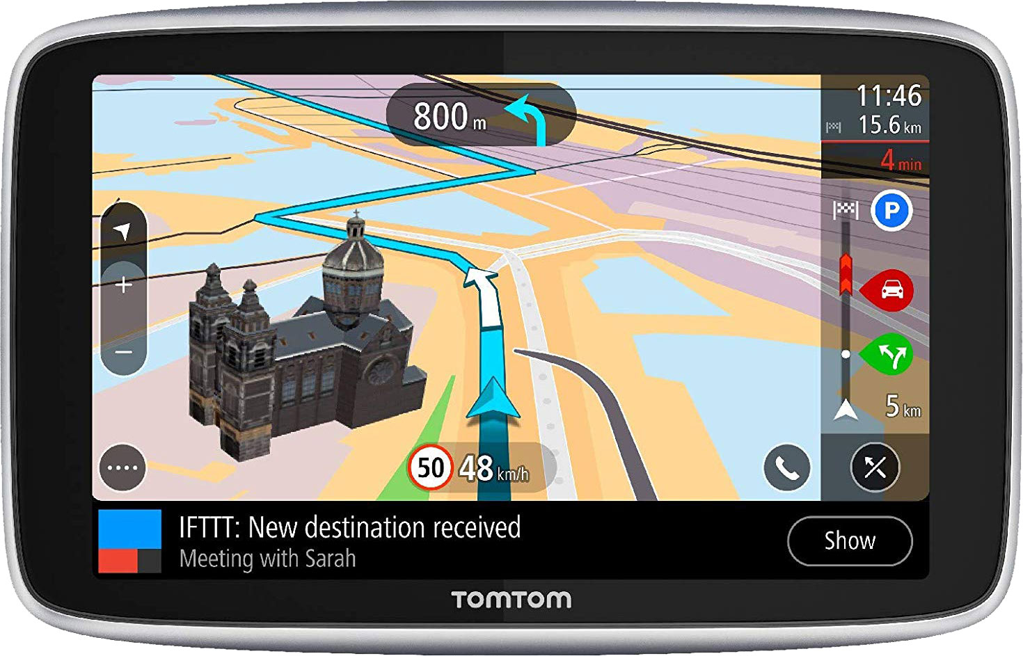 5" Sat Nav GPS Hard Case For TomTom GO 5100 5000 510 500 Screen Protector