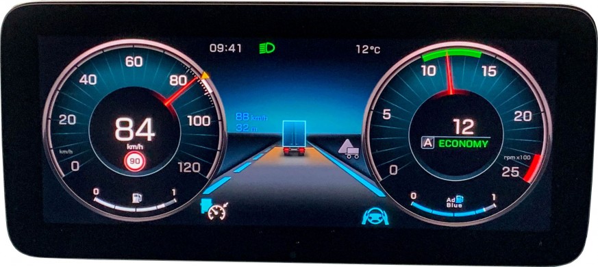 Panzerglas für Mercedes-Benz Actros 2019 Cockpit 12 versandkostenfrei  bestellen
