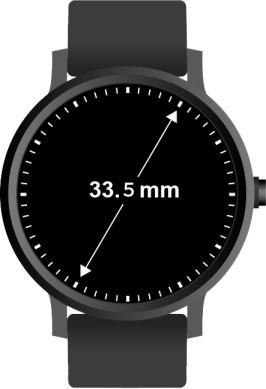 Montres (Circulaire, ø: 33.5 mm)