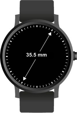 Orologi (Circolare, ø: 35.5 mm)