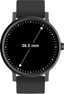 Armbanduhren (Kreisrund, ø: 36.5 mm)