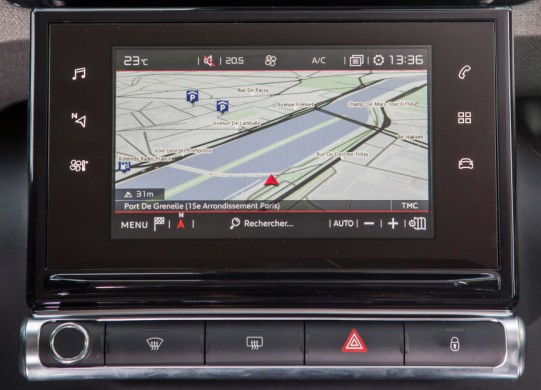 Citroen C3 Aircross Facelift Infotainment System