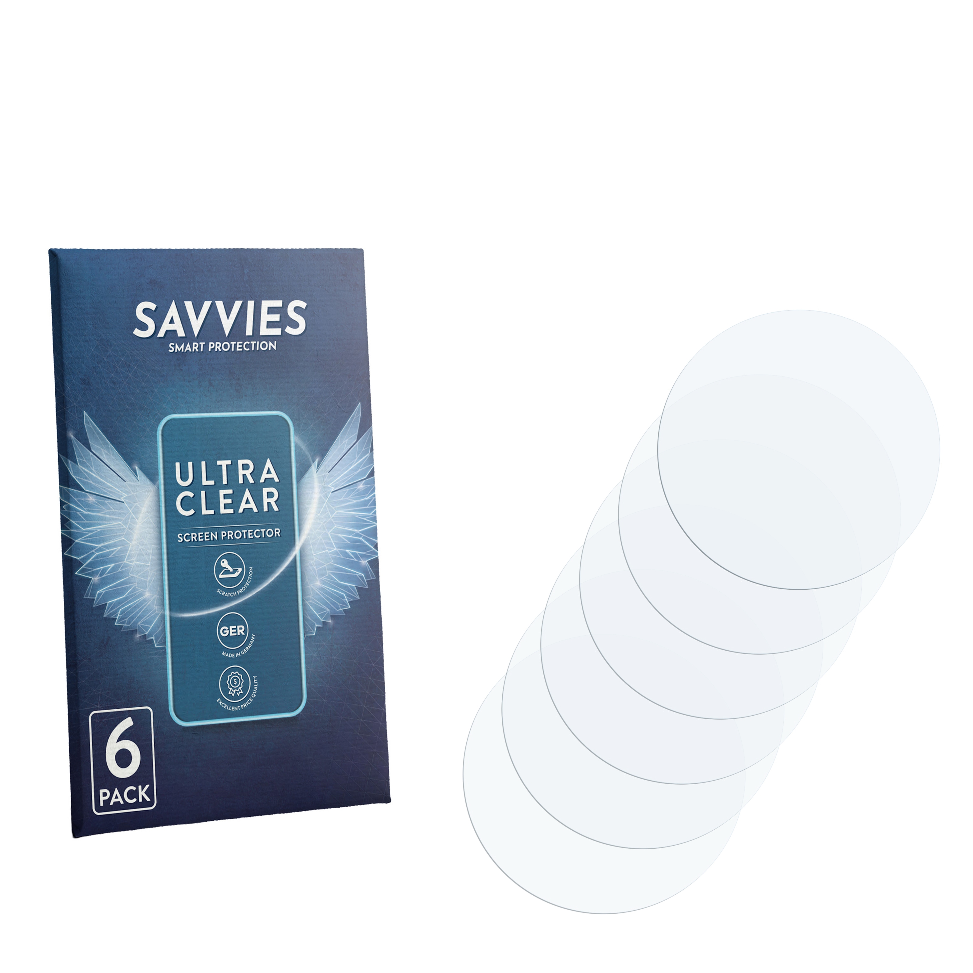 6 Pack Savvies Screen Protector for Casio G-Shock GM-B2100D ...