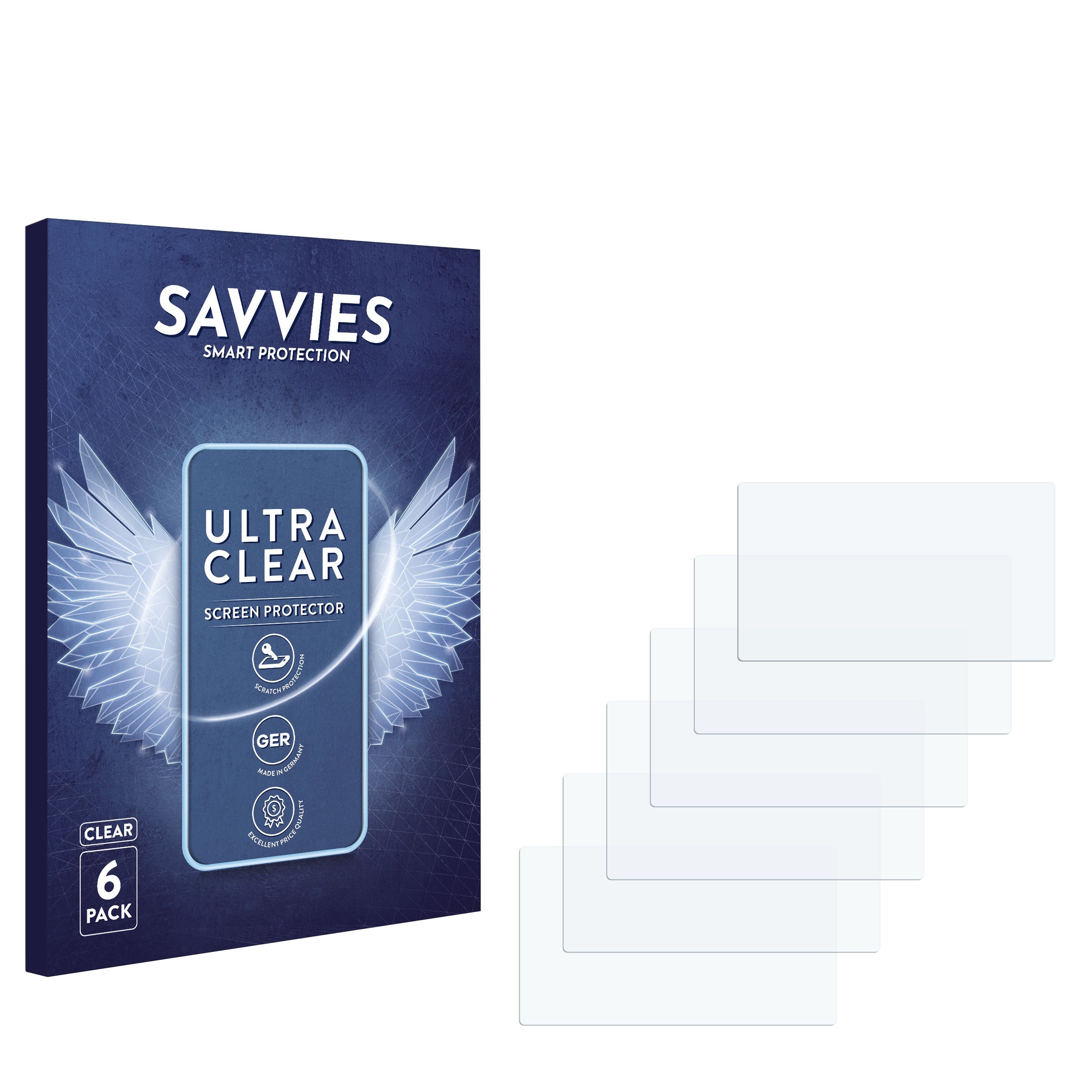 6x Savvies SU75 Screen Protector for Casio FX-CG20