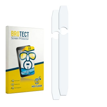 Face avant d’un emballage produit avec le logo de la marque BROTECT. À côté se trouve la protection d’écran correspondante.