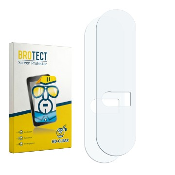 Vorderseite einer Produktverpackung mit dem Markenlogo BROTECT. Daneben ist der zugehörige Displayschutz.