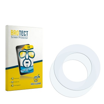 Front side of a product packaging with the brand logo BROTECT. Next to it is the corresponding screen protector.