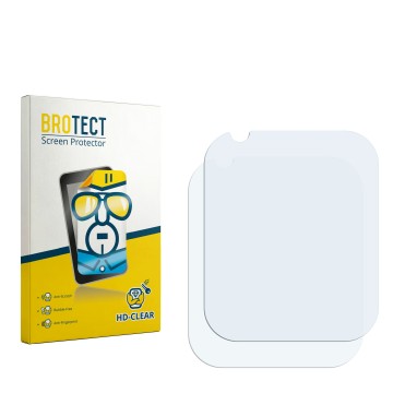 Face avant d’un emballage produit avec le logo de la marque BROTECT. À côté se trouve la protection d’écran correspondante.