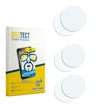 Vorderseite einer Produktverpackung mit dem Markenlogo BROTECT. Daneben ist der zugehörige Displayschutz.