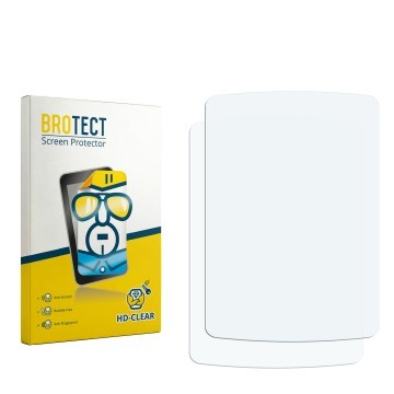 Face avant d’un emballage produit avec le logo de la marque BROTECT. À côté se trouve la protection d’écran correspondante.