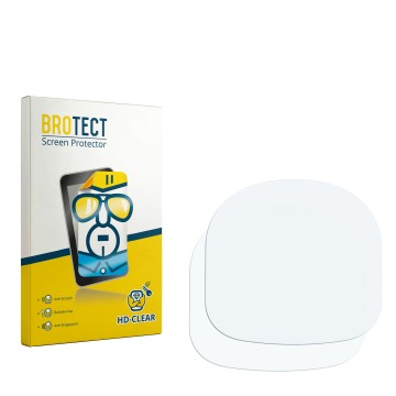 Face avant d’un emballage produit avec le logo de la marque BROTECT. À côté se trouve la protection d’écran correspondante.