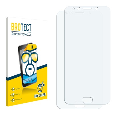 Front side of a product packaging with the brand logo BROTECT. Next to it is the corresponding screen protector.