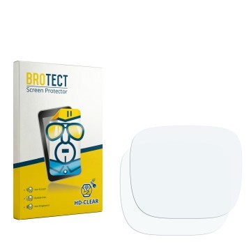 Face avant d’un emballage produit avec le logo de la marque BROTECT. À côté se trouve la protection d’écran correspondante.