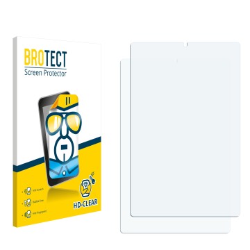 Front side of a product packaging with the brand logo BROTECT. Next to it is the corresponding screen protector.
