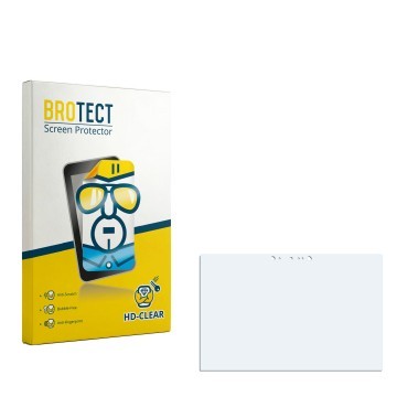 Parte frontale di una confezione del prodotto con il logo del marchio BROTECT. Accanto si trova la protezione per lo schermo c