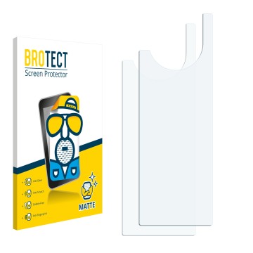 Front side of a product packaging with the brand logo BROTECT. Next to it is the corresponding screen protector.