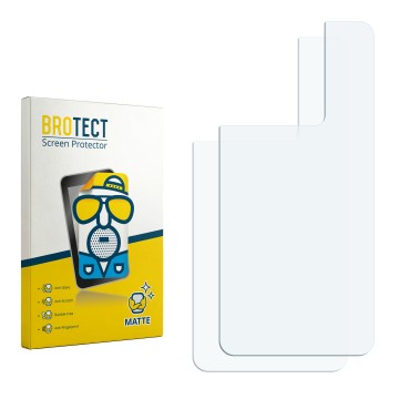 Front side of a product packaging with the brand logo BROTECT. Next to it is the corresponding screen protector.
