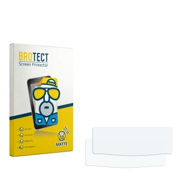 Face avant d’un emballage produit avec le logo de la marque BROTECT. À côté se trouve la protection d’écran correspondante.