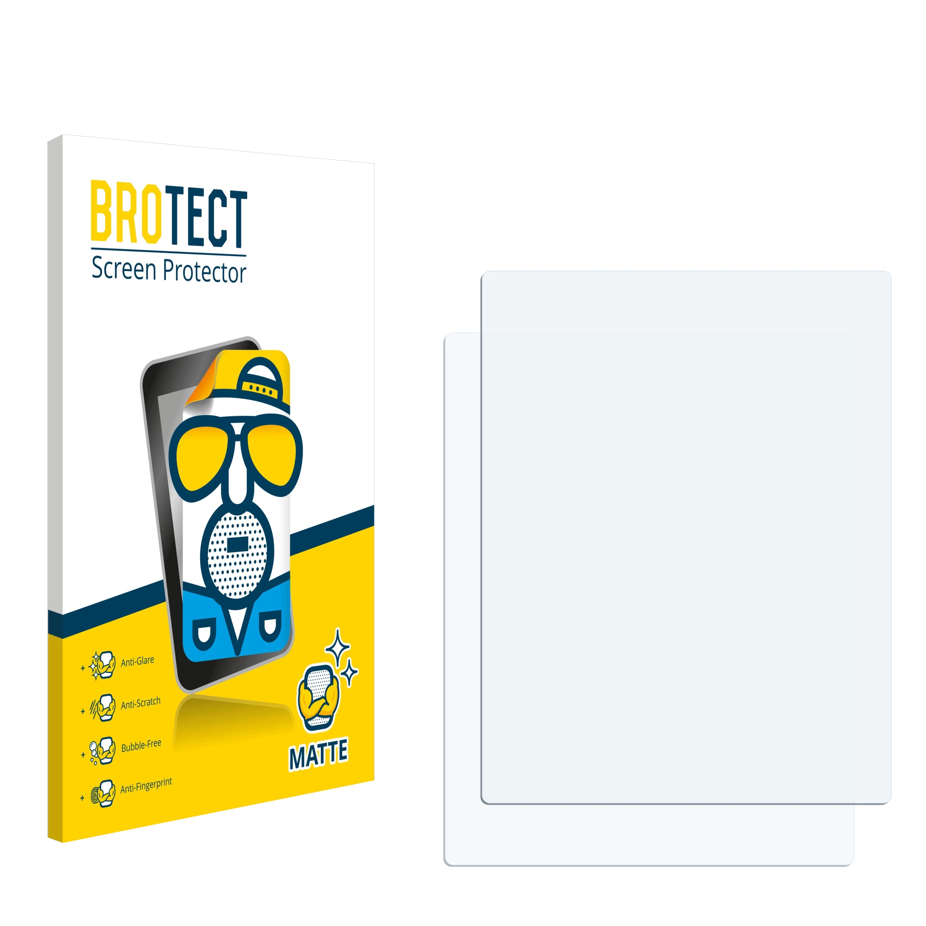 2 Pi/èces brotect Protection Ecran Anti-Reflet Compatible avec Garmin Oregon 600 Film Protection Ecran Mat