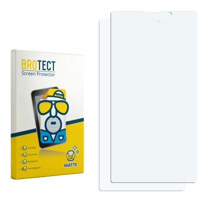Front side of a product packaging with the brand logo BROTECT. Next to it is the corresponding screen protector.