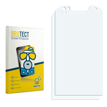 Vorderseite einer Produktverpackung mit dem Markenlogo BROTECT. Daneben ist der zugehörige Displayschutz.