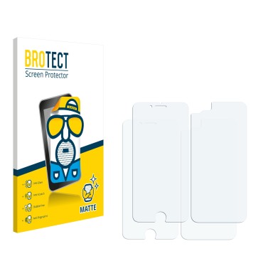 Vorderseite einer Produktverpackung mit dem Markenlogo BROTECT. Daneben ist der zugehörige Displayschutz.