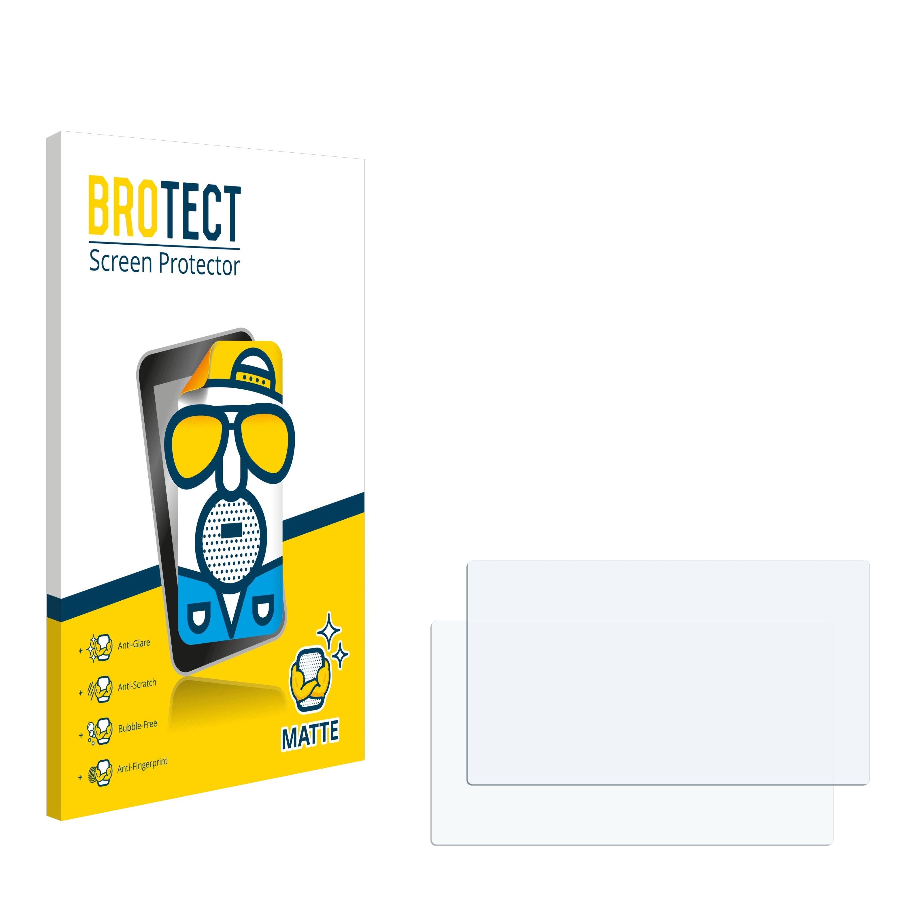 Matná ochranná fólie BROTECT pro Snooper S6400 Ventura Pro, 2 ks