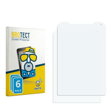 Parte frontal de un envase de producto con el logotipo de la marca BROTECT. Al lado está el protector de pantalla correspondie