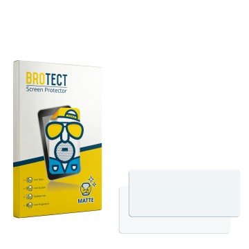 Face avant d’un emballage produit avec le logo de la marque BROTECT. À côté se trouve la protection d’écran correspondante.