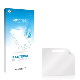 Front side of a product packaging with the brand logo upscreen. Next to it is the corresponding screen protector.
