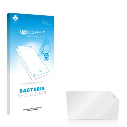 Front side of a product packaging with the brand logo upscreen. Next to it is the corresponding screen protector.