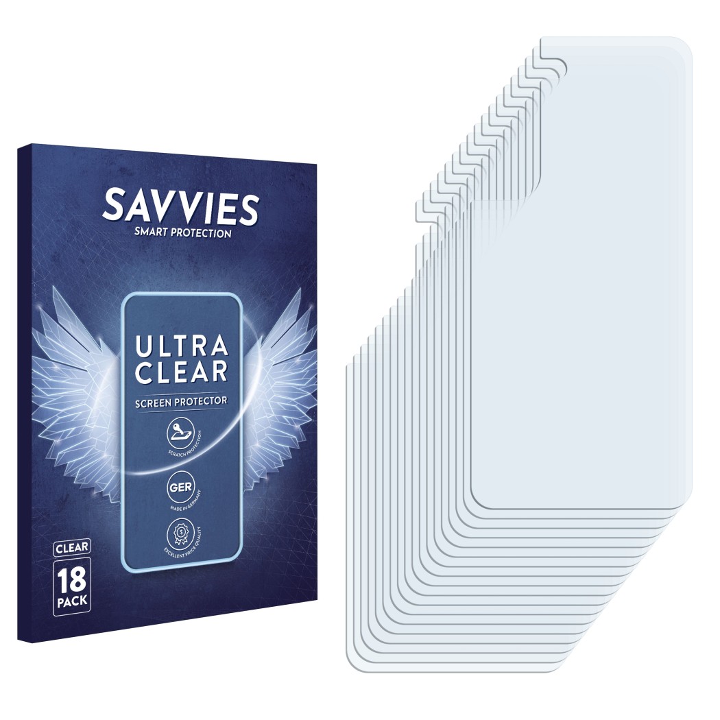 18x Savvies SU75 Film de protection d'écran pour Samsung Galaxy