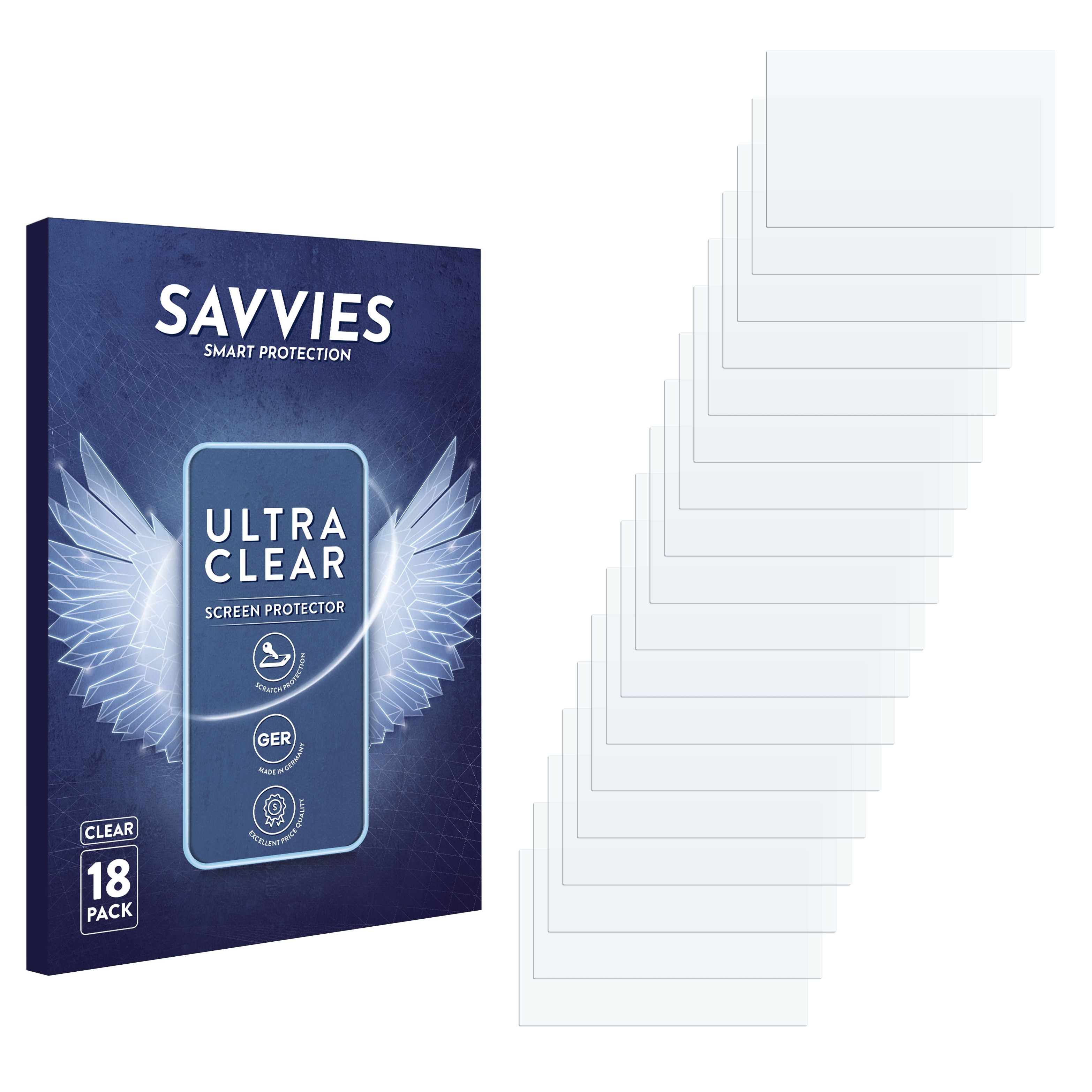 Savvies 6 Films De Protection écran Pour Polar V650 - Ultra Clairs, Anti-rayures, Compatibilité Tactile Totale