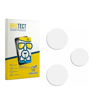 Parte frontale di una confezione del prodotto con il logo del marchio BROTECT. Accanto si trova la protezione per lo schermo c