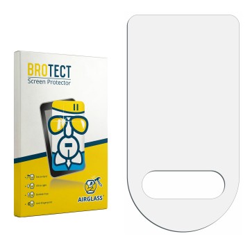 Front side of a product packaging with the brand logo BROTECT. Next to it is the corresponding screen protector.