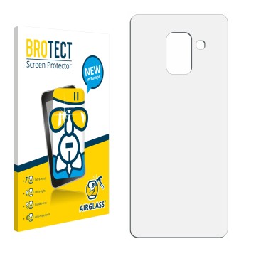 Front side of a product packaging with the brand logo BROTECT. Next to it is the corresponding screen protector.