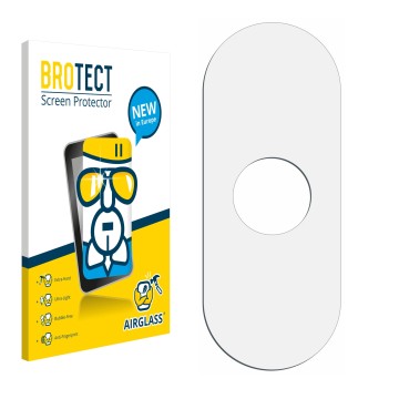 Front side of a product packaging with the brand logo BROTECT. Next to it is the corresponding screen protector.