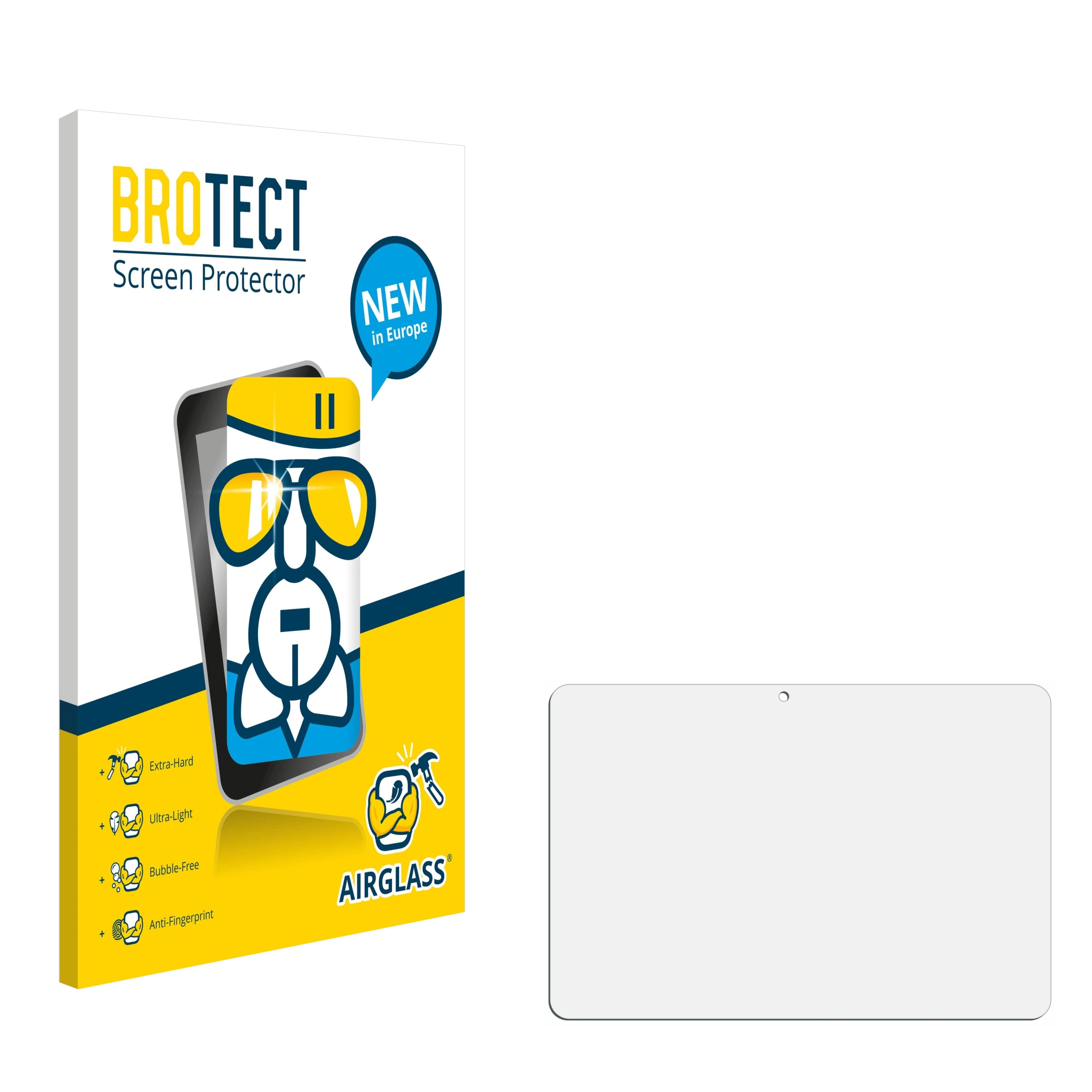 Flessibile 9H AirGlass Vetro Prottetivo BROTECT Pellicola Vetro Compatibile con Apple MacBook PRO 13 2012