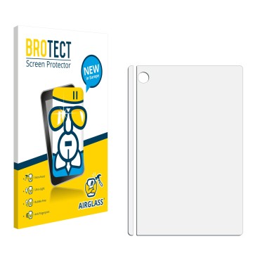 Front side of a product packaging with the brand logo BROTECT. Next to it is the corresponding screen protector.