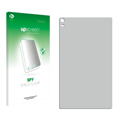Front side of a product packaging with the brand logo upscreen. Next to it is the corresponding screen protector.