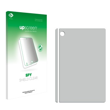 Front side of a product packaging with the brand logo upscreen. Next to it is the corresponding screen protector.