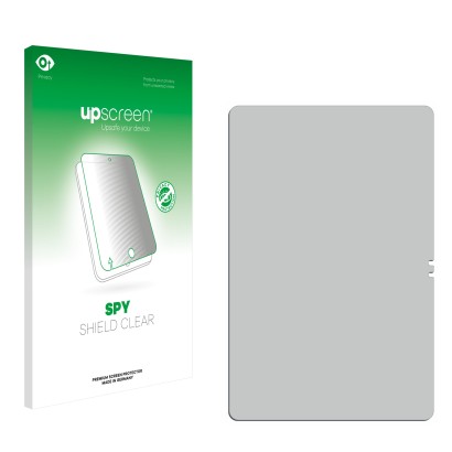 Front side of a product packaging with the brand logo upscreen. Next to it is the corresponding screen protector.