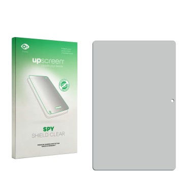 Front side of a product packaging with the brand logo upscreen. Next to it is the corresponding screen protector.