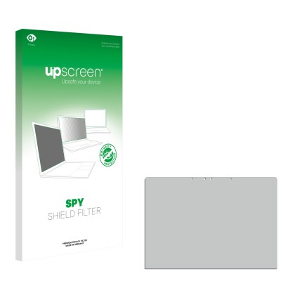 Front side of a product packaging with the brand logo upscreen. Next to it is the corresponding screen protector.