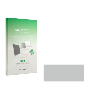 Parte frontale di una confezione del prodotto con il logo del marchio upscreen. Accanto si trova la protezione per lo schermo 