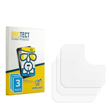 Face avant d’un emballage produit avec le logo de la marque BROTECT. À côté se trouve la protection d’écran correspondante.