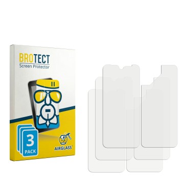 Vorderseite einer Produktverpackung mit dem Markenlogo BROTECT. Daneben ist der zugehörige Displayschutz.