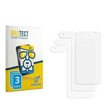 Front side of a product packaging with the brand logo BROTECT. Next to it is the corresponding screen protector.