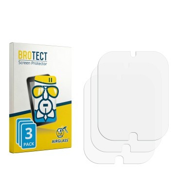 Parte frontale di una confezione del prodotto con il logo del marchio BROTECT. Accanto si trova la protezione per lo schermo c