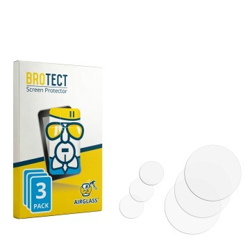 Front side of a product packaging with the brand logo BROTECT. Next to it is the corresponding screen protector.